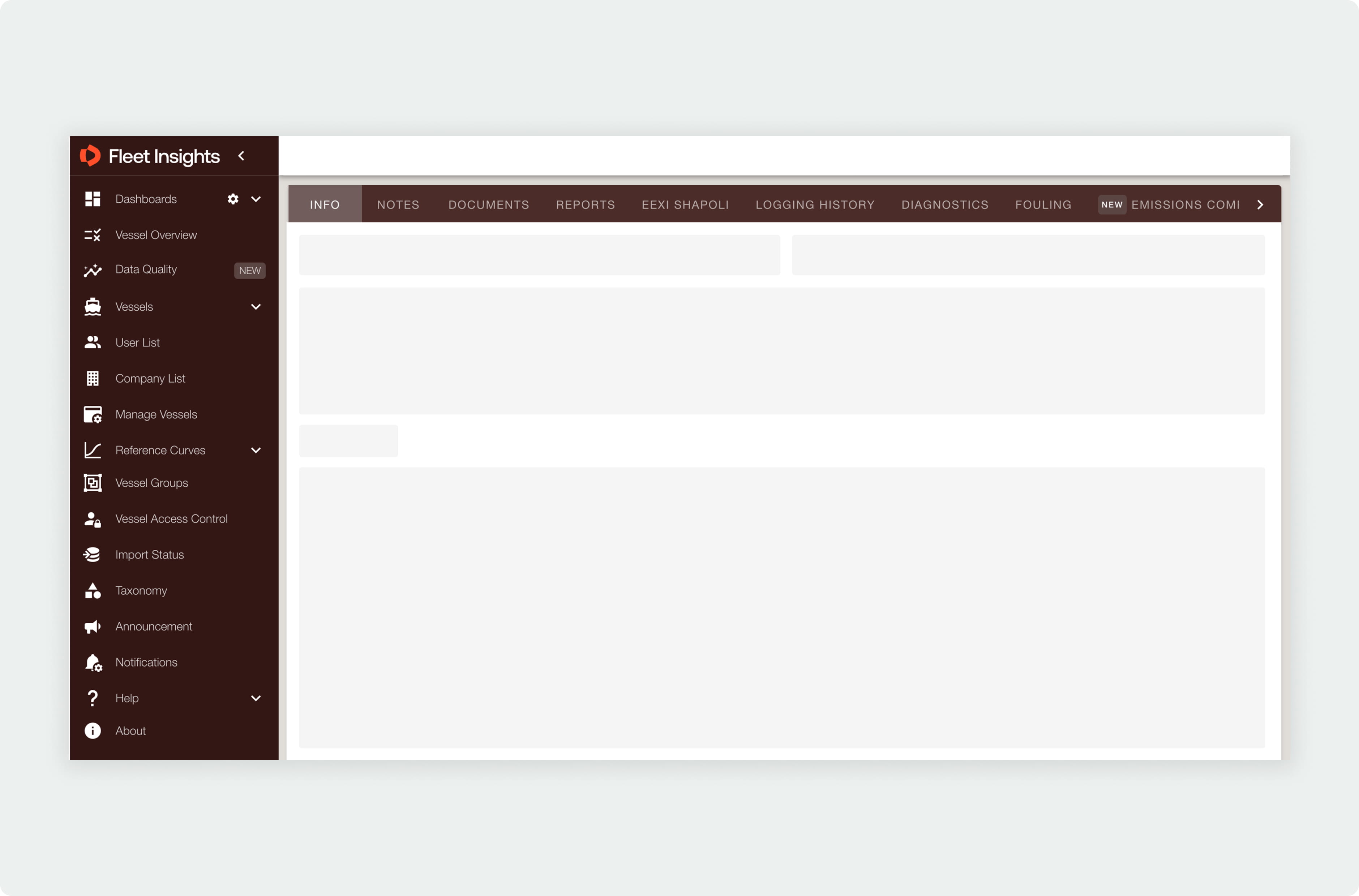 Navigation before redesign